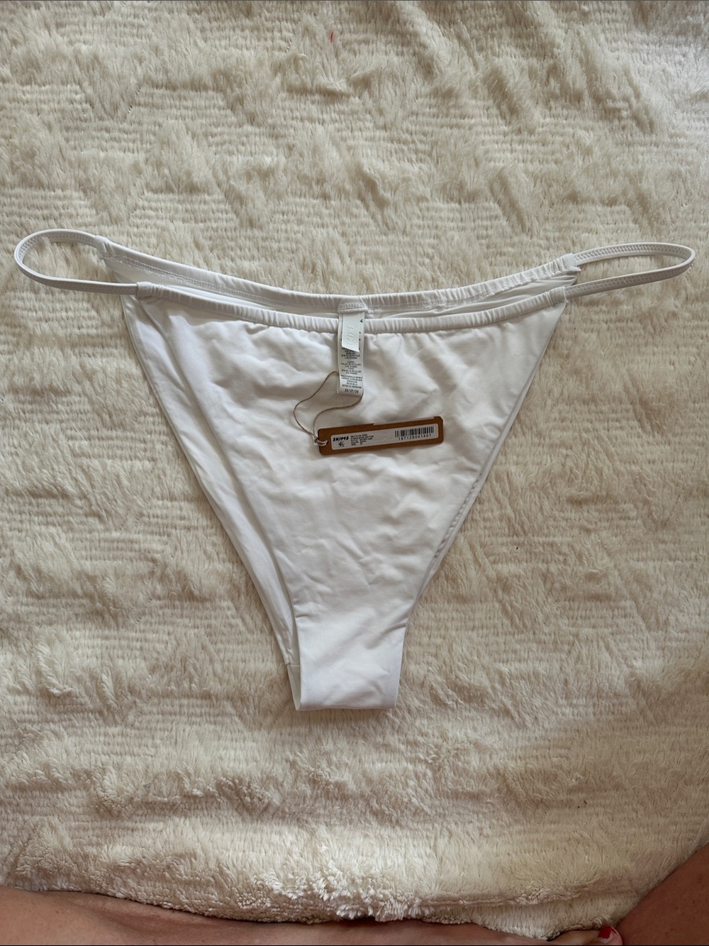 SKIMS Snow Recycled String Bikini Bottom NWT